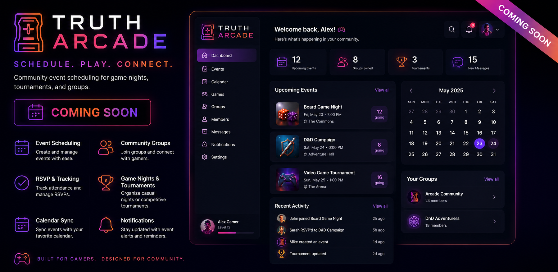 Truth Arcade Scheduling