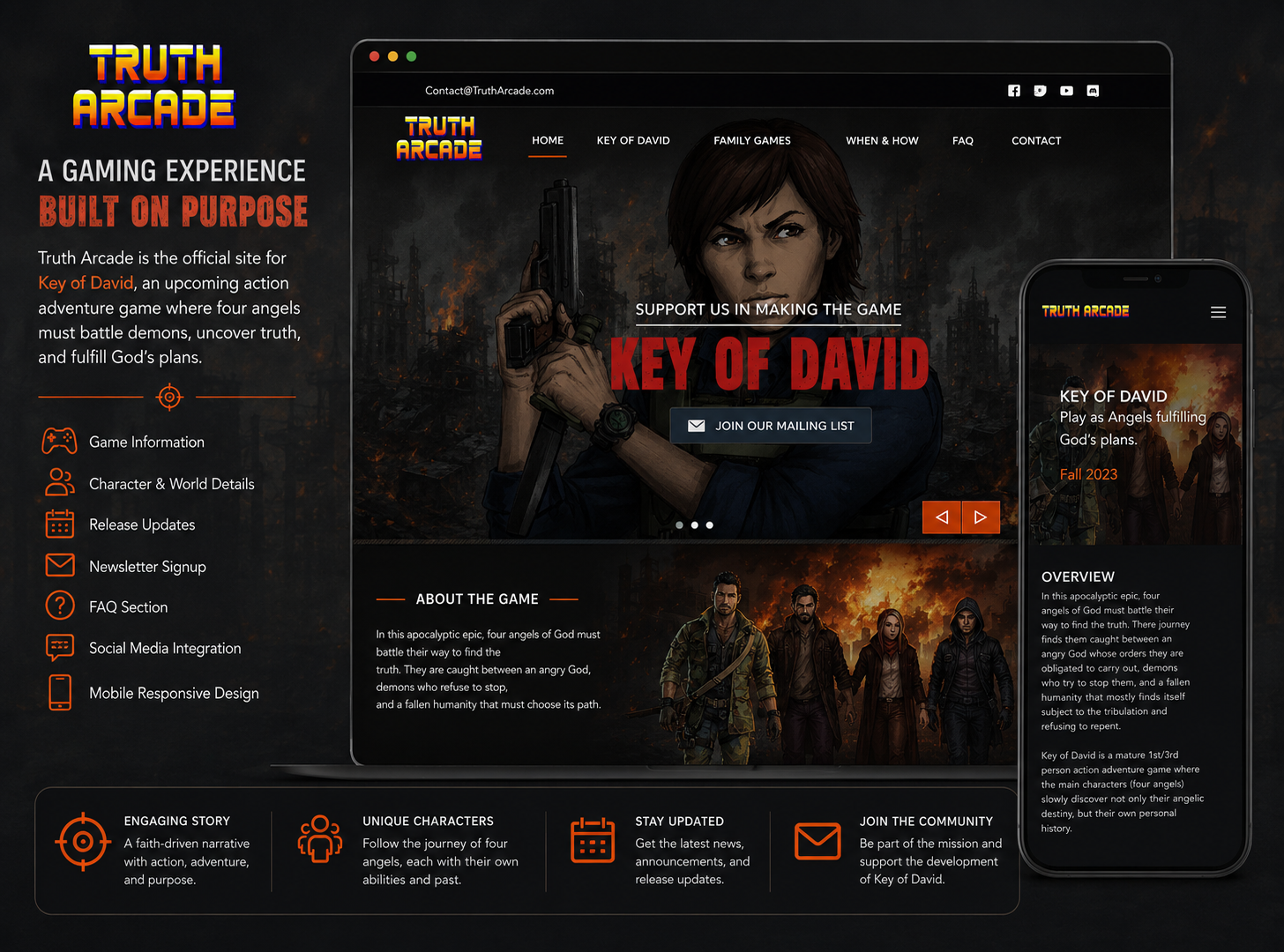 Gaming Website Foundation